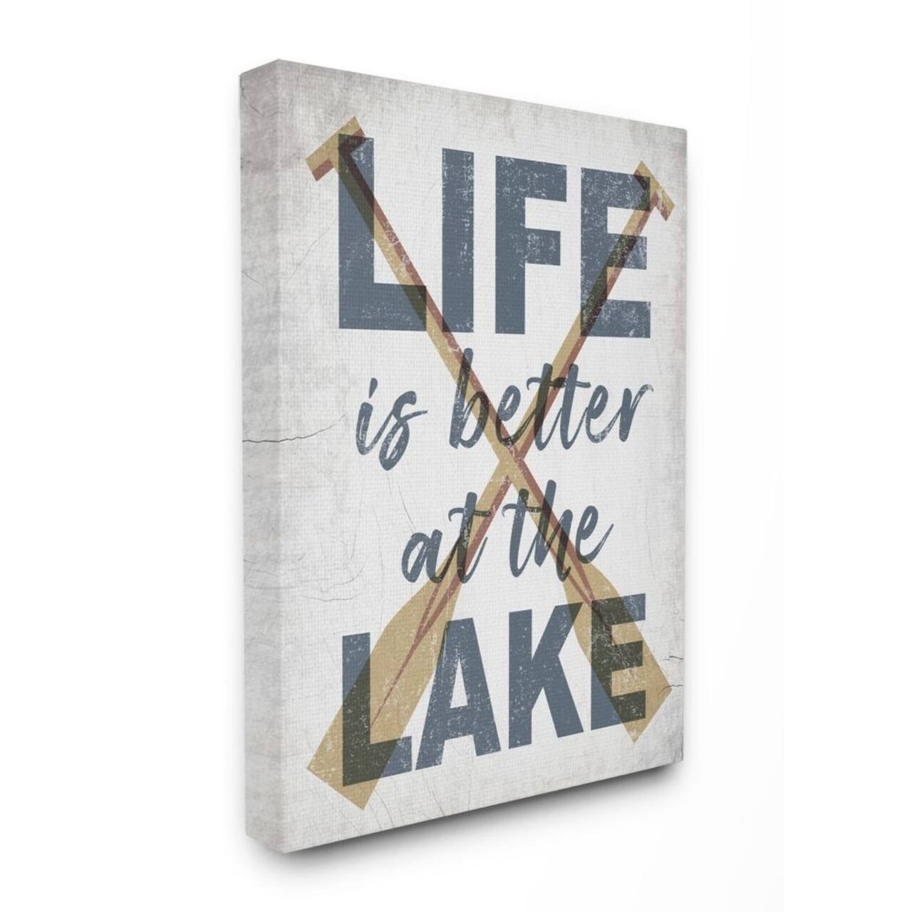 Stupell Industries Life is Better at the Lake Wall Art